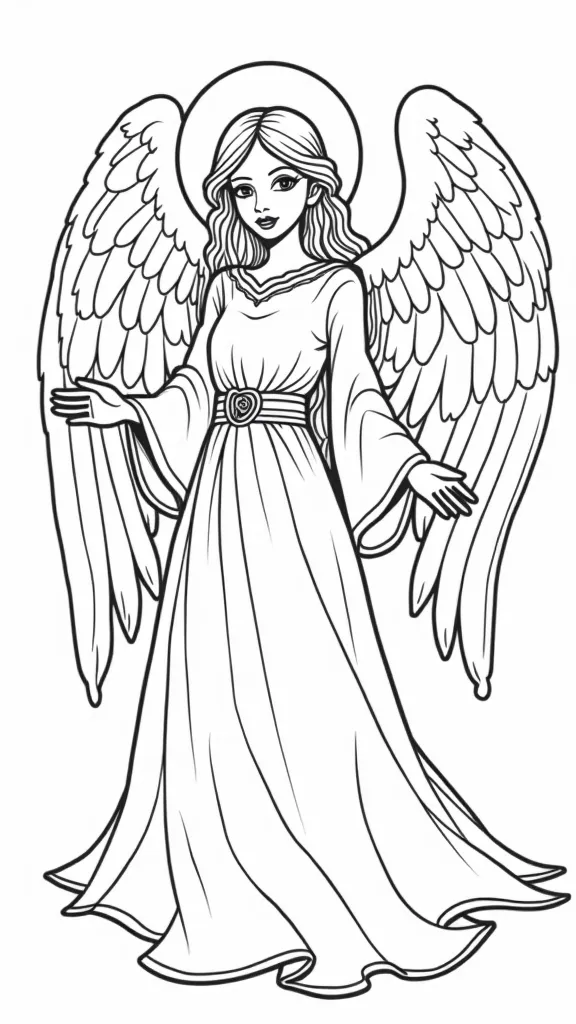 angel coloring pages free